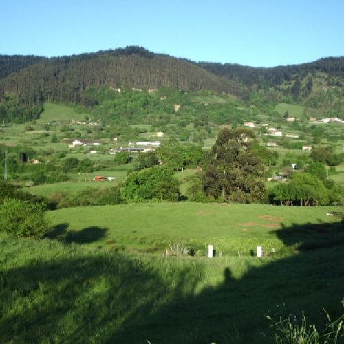 Vistas desde el posterior de las casas